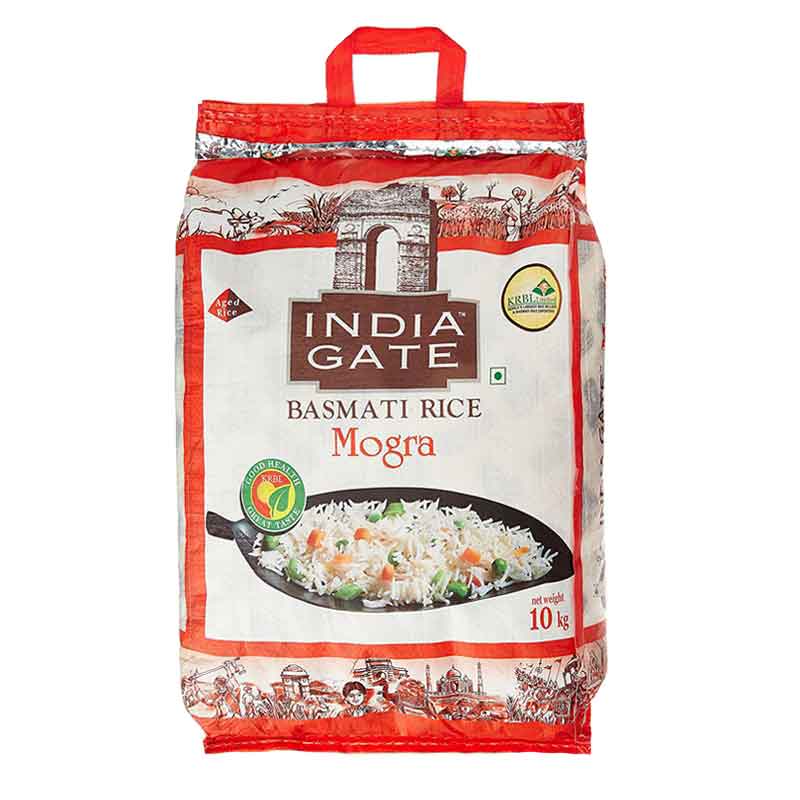 INDIA GATE Mogra Basmati Rice 10kg 785/-