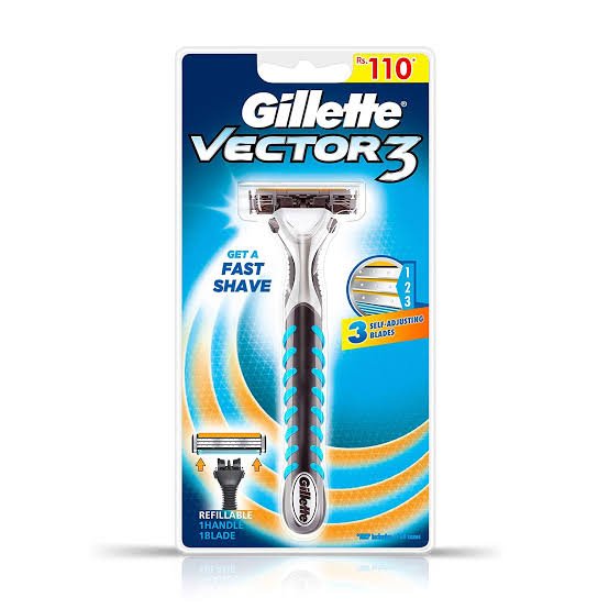 Gillette Vector 3 MRP 110/-