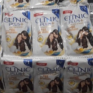 Clinic Plus strong &amp; shiny with egg protein Shampoo MRP 1/- (64PCS)