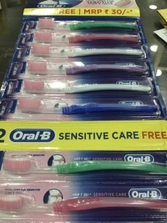 Oral-B Sensitive care 6+ 2 free MRP-180/-
