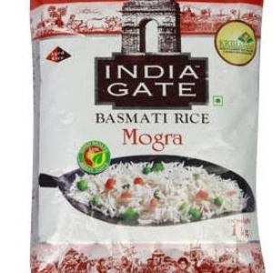 INDIA GATE BASMATI RICE MOGRA 1KG 80/-
