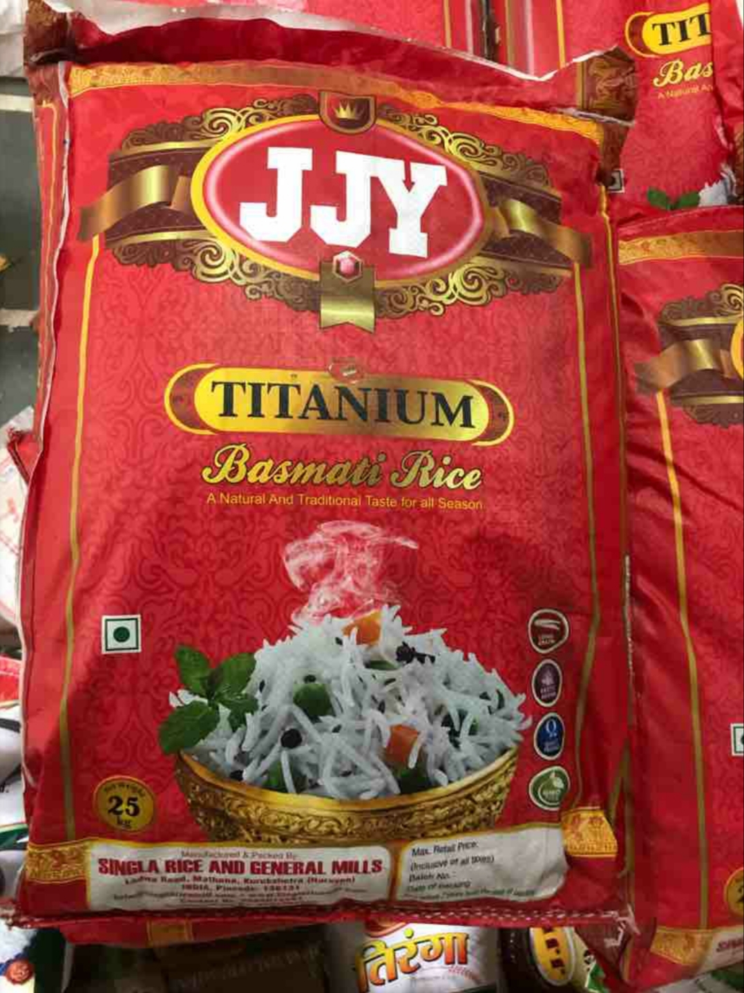 JJY Red  Kachha Sabut Rice 25kg
