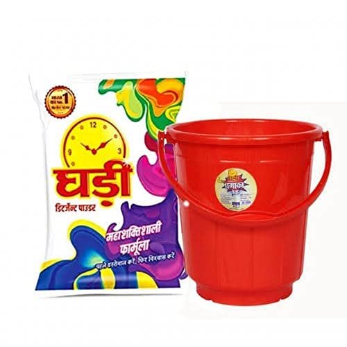 Ghadi Detergent Powder ( 4kg + Bucket FREE ) MRP 290/-