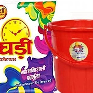 Ghadi Detergent Powder ( 4kg + Bucket FREE ) MRP 290/-