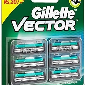 Gillette Vector+  6N MRP 180/-