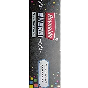 Reynolds Trizy Super Dark Pencils 10N ERASER &amp; SHARPENER MRP 50/-