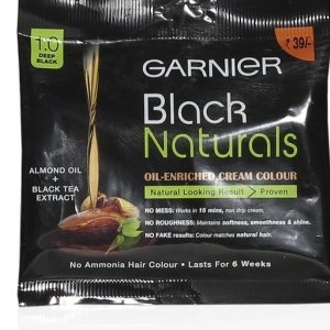 Garnier Black Naturals 1.0 Deep Black 200ml+20g MRP 42/-(8PCS)