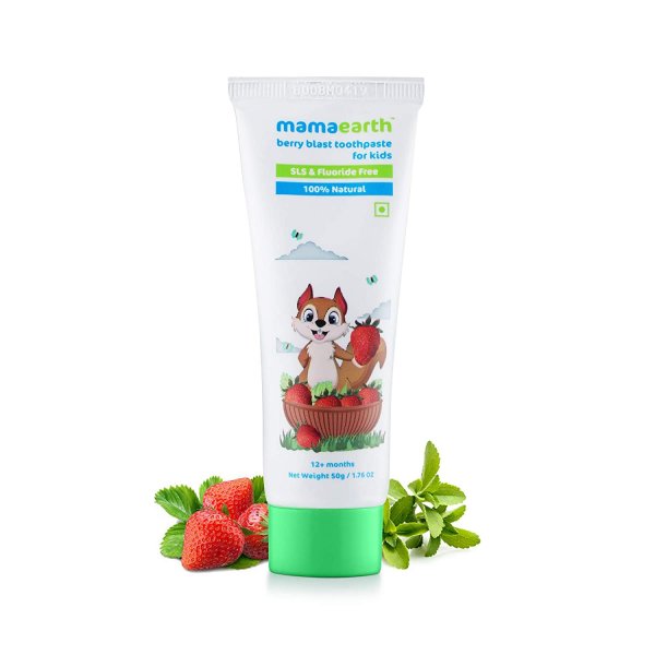 Mama earth Berry blast toothpaste for kids 50g MRP 149/-