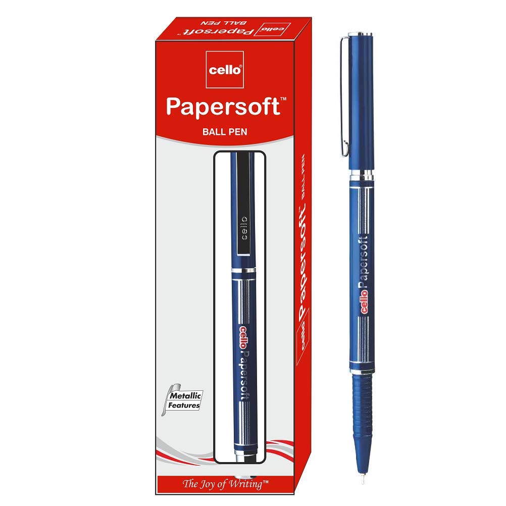 Cello Papersoft BALL PEN BLUE  0.7mm MRP 20/-