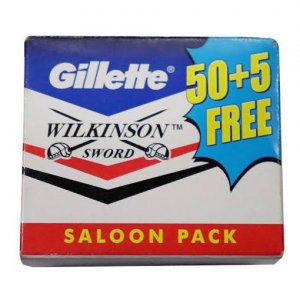 Gillette Wilkinson Sword 50+5 Free MRP 123/-