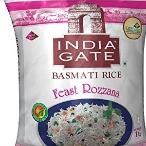 India Gate Basmati Rice Feast Rozzana 1kg MRP 103/-