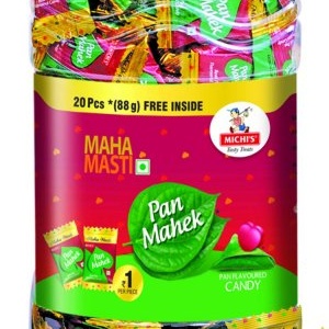 MICHIS Pan Mahek Pan Flavoured Candy MRP 200/-(200PCS+10PC FREE =210 PCS)