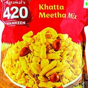 AGARWAL 420 Khatta Meetha Mix Namkeen 900gm MRP 250/-