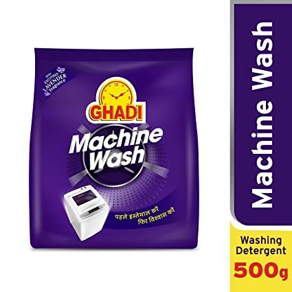 GHADI MACHINE WASH 500GM MRP 42/-(FREE 1PC GHADI BAR 5/-)