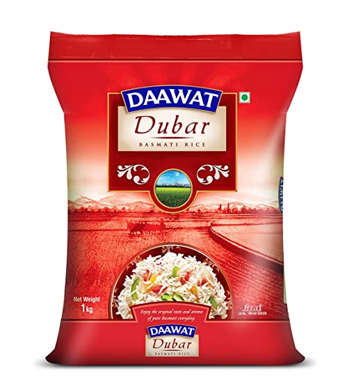 Daawat Dubar Basmati Rice 1kg MRP 125/-