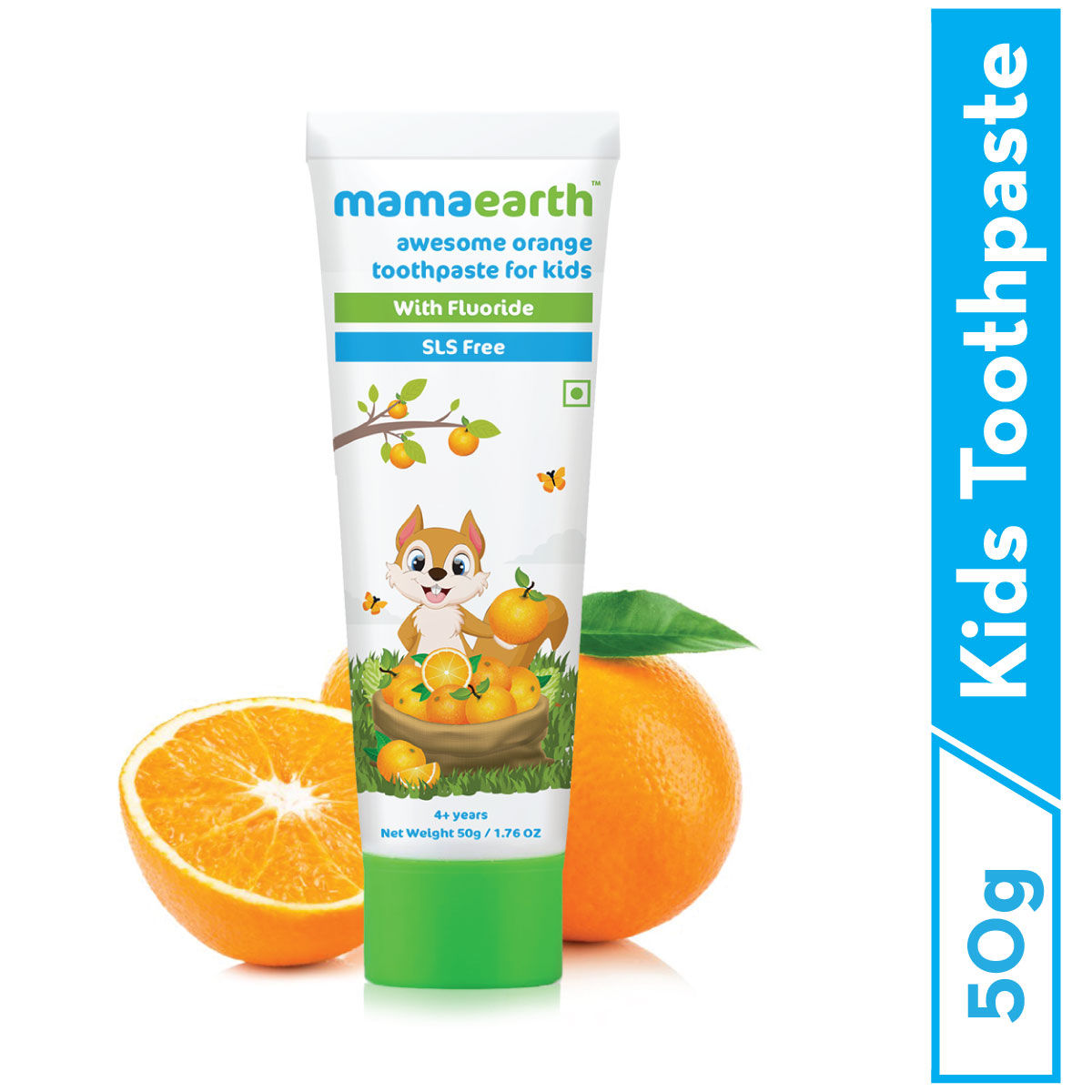 Mama earth orange toothpaste for kids 50g MRP 149/-