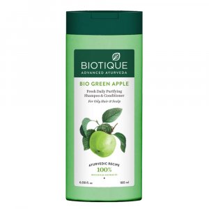 Biotique Bio Green Apple Shampoo  &amp; Conditioner 180ml MRP-155/-