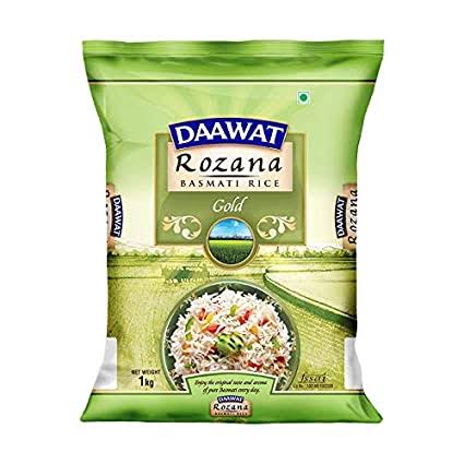 Daawat Rozana Gold Basmati Rice 1kg MRP 99/-
