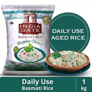 India Gate Basmati Rice Regular Choice 1Kg MRP 86/-