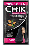 Chik Thick & Glossy Shampoo 6ml MRP-1/-(20 pcs)