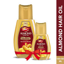 Dabur Almond Hair Oil 100ml ( FREE Dabur almond hair oil 50 ml)  MRP-65/-