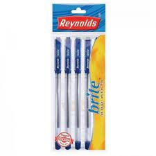 Reynolds Brite Ball Pen Blue MRP 5/-(5 N )
