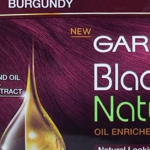 GARNIER Black Naturals Burgundy 3.16 20ML+20G MRP 39/-(8PCS)