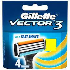 Gillette VECTOR3  MRP 230/-