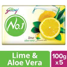 GodrejNo.1 Lime &amp; Aloe Vera (4+1 5u x100gm = 500g )  MRP 100/-