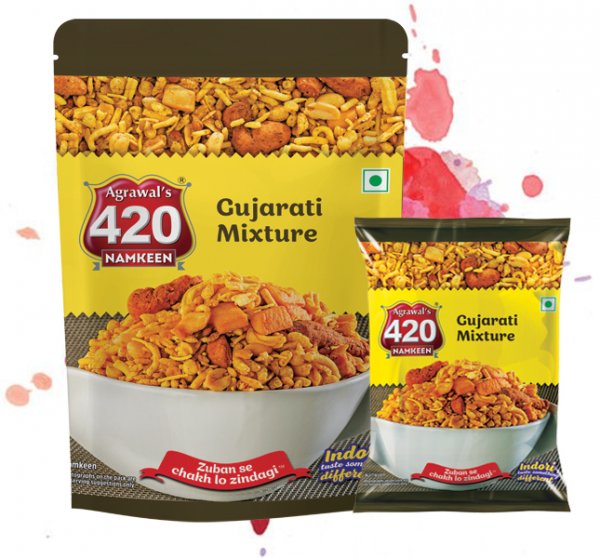 Agarwals 420 Gujarati Mixture 400gm MRP 102/-