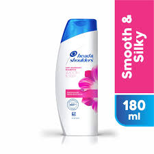 Head & Shoulders Smooth & Silky Shampoo 180 ml MRP-155/-