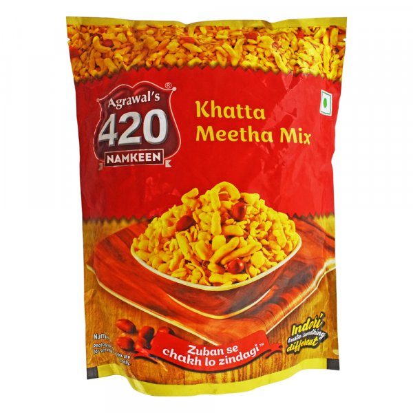 AGARWAL 420 Khatta Meetha Mix 400gm MRP 102/-