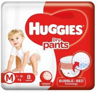Huggies Dry Pants M 7-12 KG 8 PANTS MRP 89/-