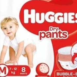 Huggies Dry Pants M 7-12 KG 8 PANTS MRP 89/-