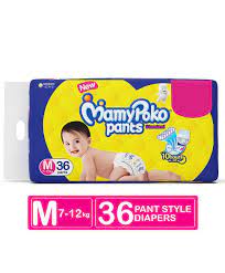 MamyPoko Pants Size  M 36 Pants  7-12KG    MRP 399/-
