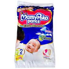 MamyPoko Pants Size  NB-1  /2 Pants  UPTO 5 KG  1*6  MRP 18/-