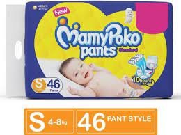 MamyPoko Pants Size  S 46  Pants  4-8KG    MRP 399/-