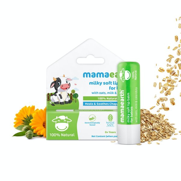 Mama earth milk soft lip balm for babies 4g MRP 199/-