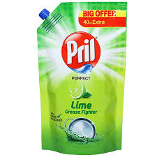 Pril Perfect Lime Grease Fighter  155 ml( 120ml+35 ml extra)  MRP-20/-