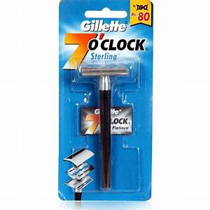 Gillette 7o CLOCK STERLING MRP 100/-
