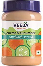 Veeba Carrot & Cucumber Sandwich Spread  250g MRP-85/-