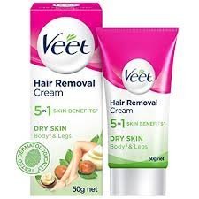 Veet Hair Removal Cream Dry Skin 50gm MRP 128/-