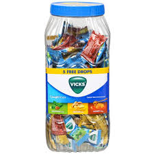 Vicks Cough Drops Jar (195 +5 pcs FREE)MRP 195/-