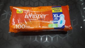Whisper Choice Ultra XL with Wings 20 PADS MRP-133/-