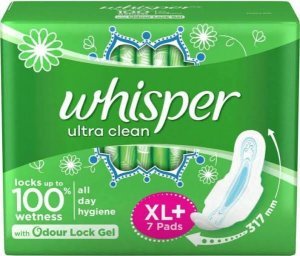 Whisper Ulta Clean XL+ 7PADS MRP 83/-